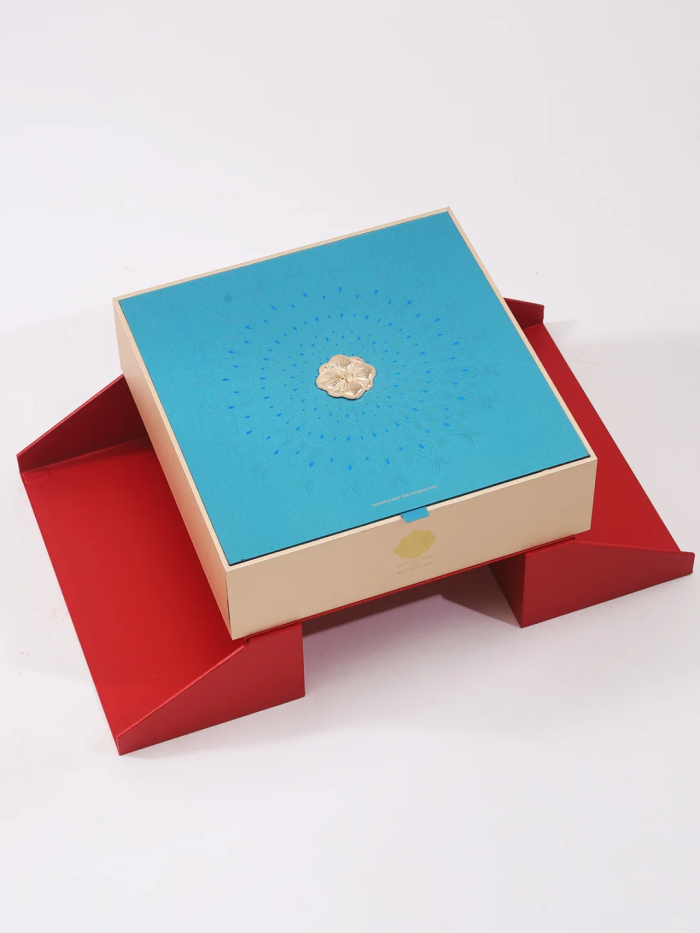 National Style Perfume Fragrance Box with Magnetic Lid - Double Opening Paper Gift Box