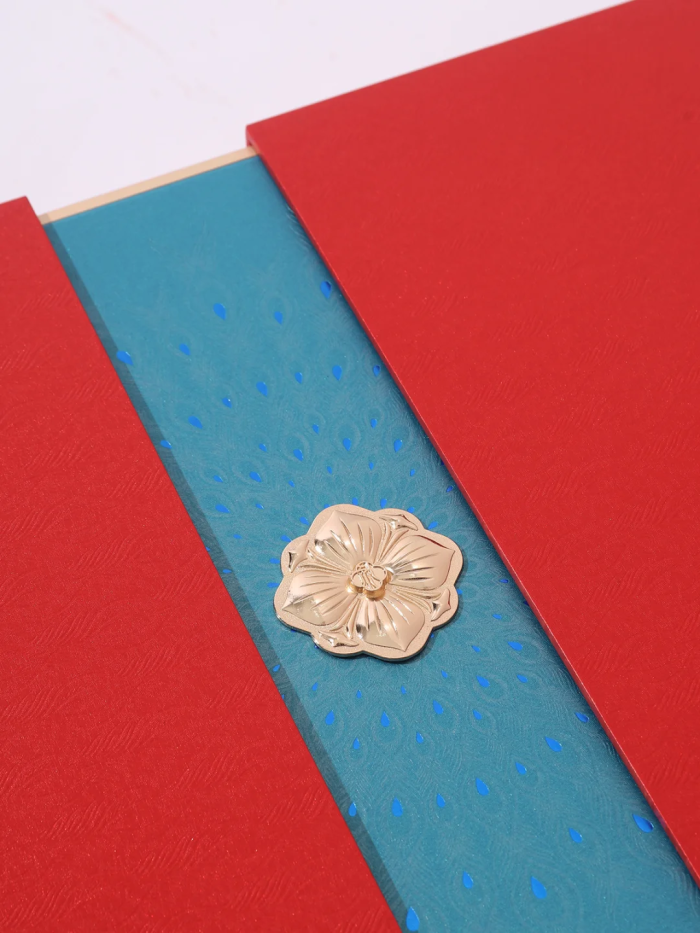 National Style Perfume Fragrance Box with Magnetic Lid - Double Opening Paper Gift Box