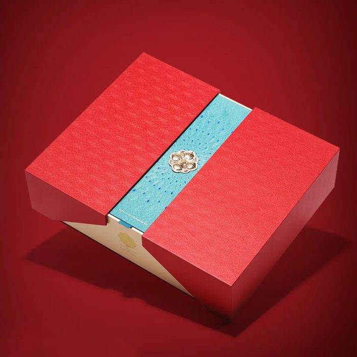 National Style Perfume Fragrance Box with Magnetic Lid - Double Opening Paper Gift Box