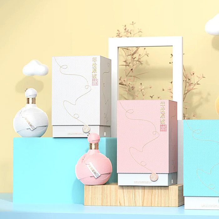 Luxury Lid Gift Box With Base Neck Uv Hot Stamping Sliding Perfume Box